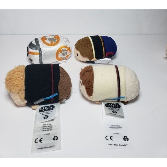 Star Wars Tsum Tsum Plush Figures Stuffed 10 Piece Character Bundle Set NEW - Picture 10 of 10